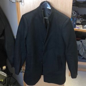 Men’s high quality medium peacoat/trench coat